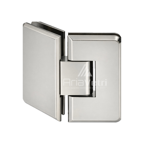 AC045 Heavy Duty Glass to Glass 135 (045) Woodstock Radius Corner Hinge