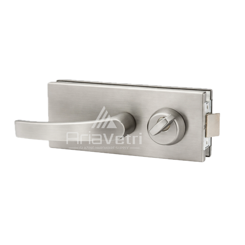 AL900 Glass Mounted Latch with Lock