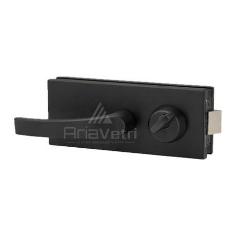 AL900 Glass Mounted Latch with Lock