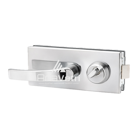 AL900 Glass Mounted Latch with Lock