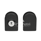 ALD416 Slip on Oval Deadbolt Glass to Glass Lock