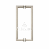 AM12X12 Mitered Tubular Back-to-Back Pull Handles 12"