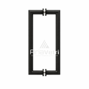 AM12X12 Mitered Tubular Back-to-Back Pull Handles 12"