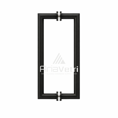 AM12X12 Mitered Tubular Back-to-Back Pull Handles 12"