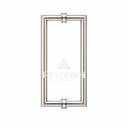 AM12X12 Mitered Tubular Back-to-Back Pull Handles 12"