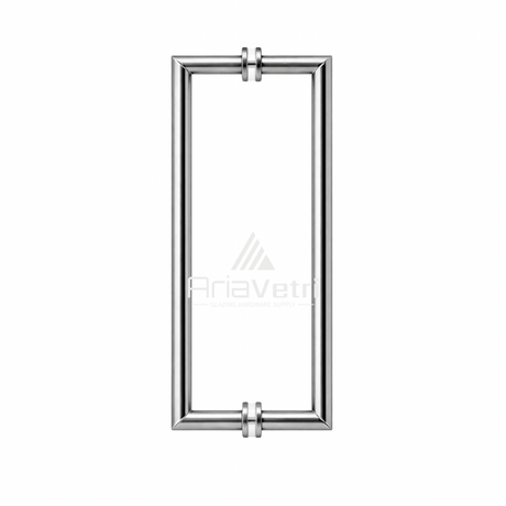 AM24X24 Mitered Tubular Back-to-Back Pull Handle 24"