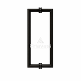 AM24X24 Mitered Tubular Back-to-Back Pull Handle 24"