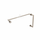 AM6x18 Round 6" Mitered Handle with Round 18" Mitered Towel Bar