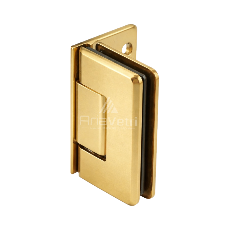 AP044 Flush Wall mount Portugal Radius Corner Offset hinge – Aria Vetri ...