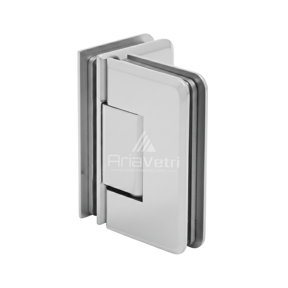 AP090 Glass to Glass 90 Degree Portugal Radius Corner Hinge