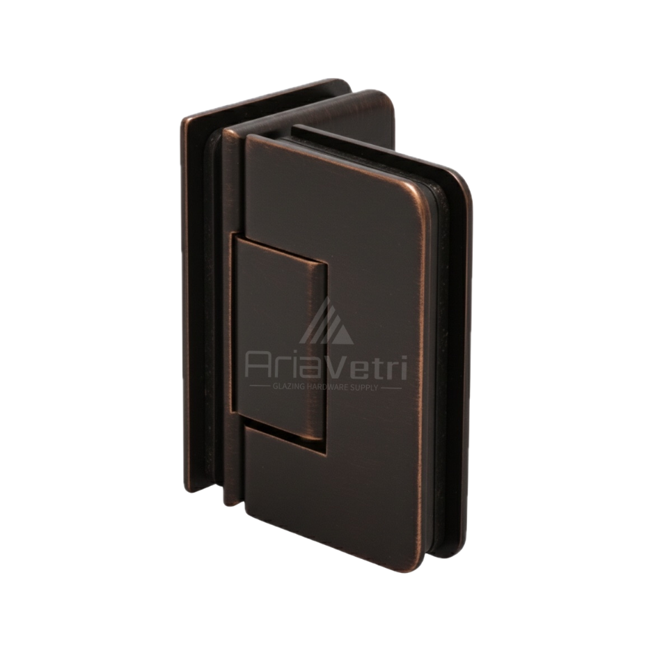 AP090 Glass to Glass 90 Degree Portugal Radius Corner Hinge