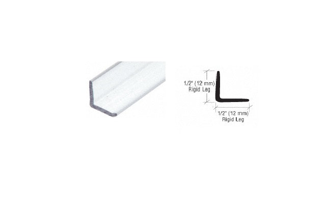 AP12LJ Clear 'L' Shape 1/2" x 1/2" Seal 95" long