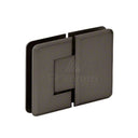 AC180 Heavy Duty Glass to Glass 180 Woodstock Radius Corner Hinge