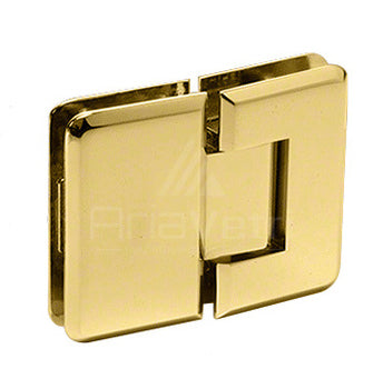 AC180 Heavy Duty Glass to Glass 180 Woodstock Radius Corner Hinge