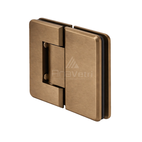 AP180 Glass to Glass 180 degree Portugal Radius Corner Hinge