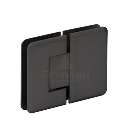 AC180 Heavy Duty Glass to Glass 180 Woodstock Radius Corner Hinge