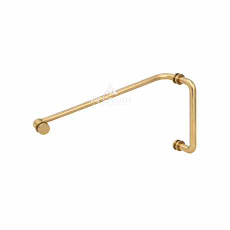 AR6X24 Round 6" Pull Handle with 24" Towel Bar