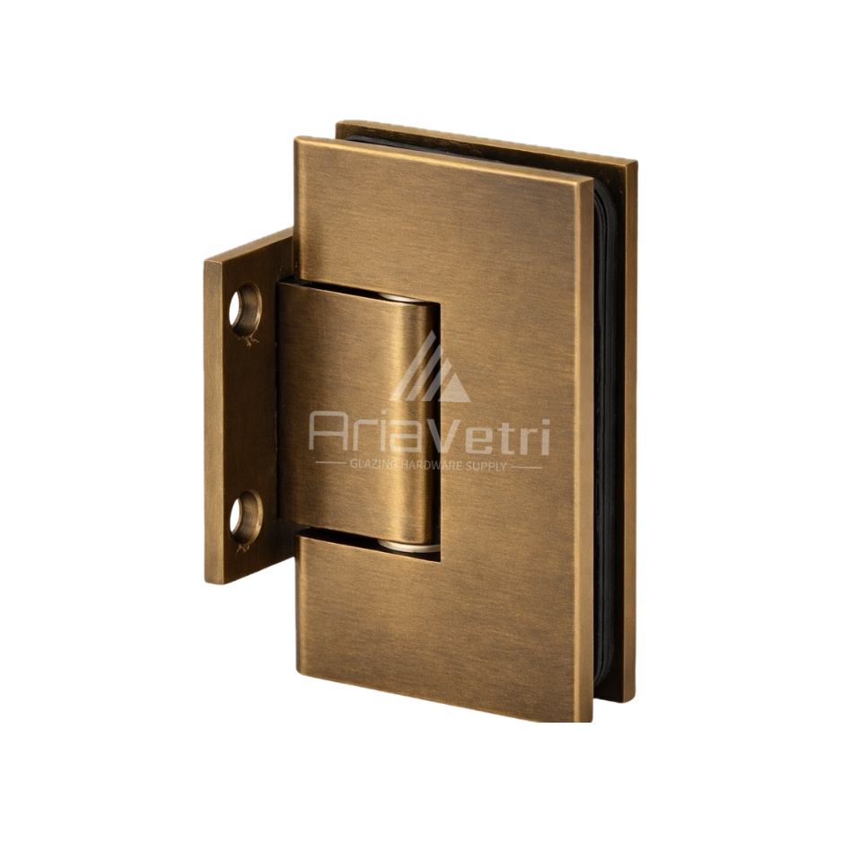 AS074 Wall mount Windsor Short Back Plate Square Hinge