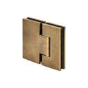 AS380 Glass to Glass Windsor 180 Degree Windsor Adjustable Hinge