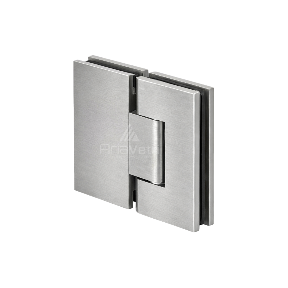 AS380 Glass to Glass Windsor 180 Degree Windsor Adjustable Hinge