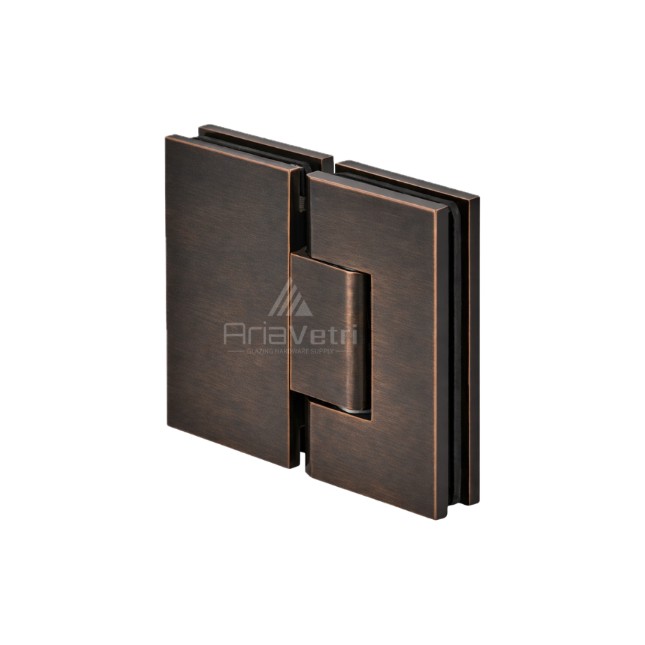 AS380 Glass to Glass Windsor 180 Degree Windsor Adjustable Hinge