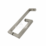 AS6X12 Square 6" Handle with Square 12" Towel Bar