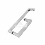 AS6X12 Square 6" Handle with Square 12" Towel Bar