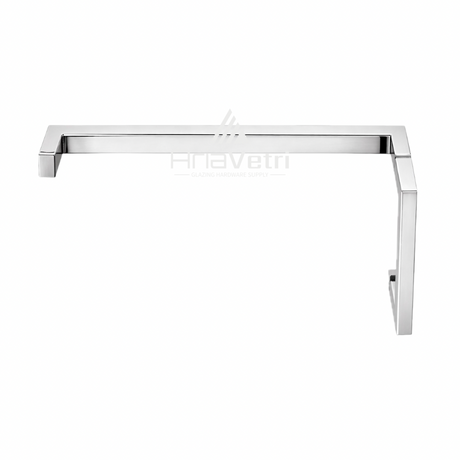 AS6X12 Square 6" Handle with Square 12" Towel Bar