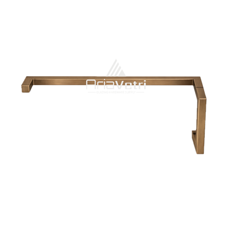 AS6x18 Square 6" Handle with Square 18" Towel Bar