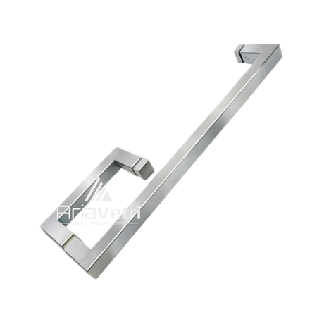 AS6x18 Square 6" Handle with Square 18" Towel Bar