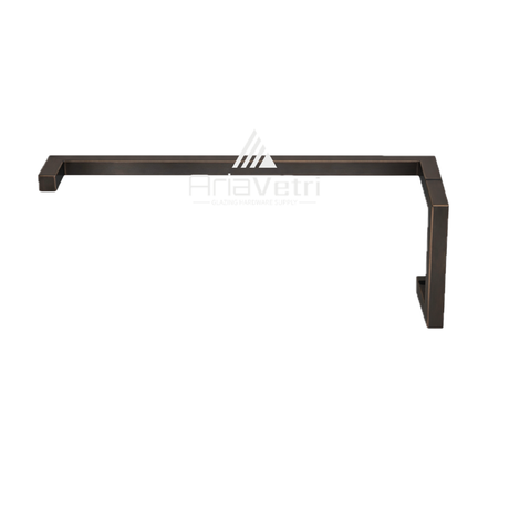 AS6x18 Square 6" Handle with Square 18" Towel Bar