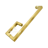 AS6x18 Square 6" Handle with Square 18" Towel Bar