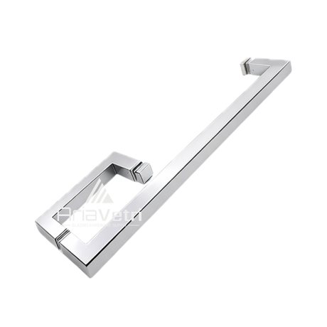 AS6X24 Square 6" Handle with Square 24" Towel Bar