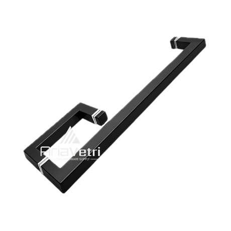 AS6X24 Square 6" Handle with Square 24" Towel Bar