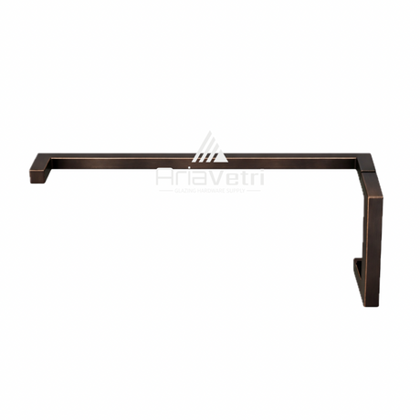 AS8x18 Square 8" Handle with Square 18" Towel Bar