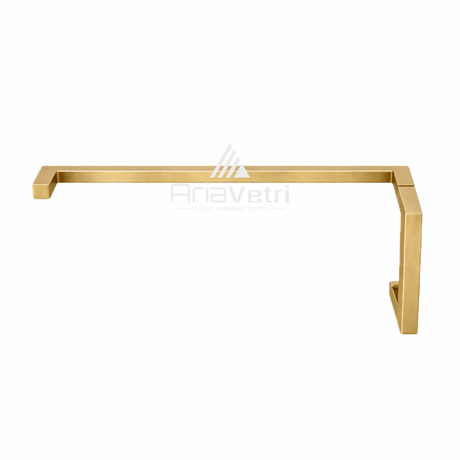 AS8x18 Square 8" Handle with Square 18" Towel Bar