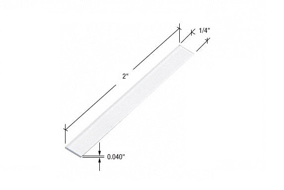 ASB040 Aria 0.040″ X 1/4″ X 2″ Plastic Setting Block