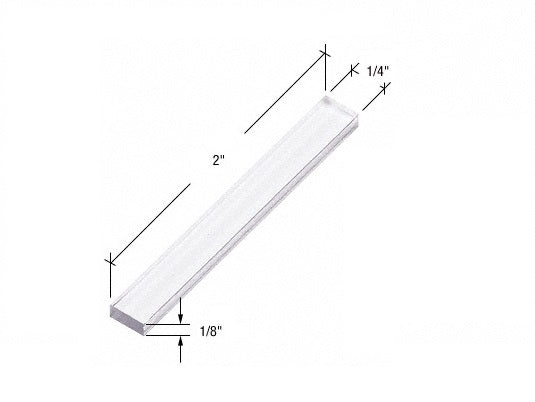 ASB125 Aria 1/8″ X 1/4″ X 2″ Plastic Setting Block