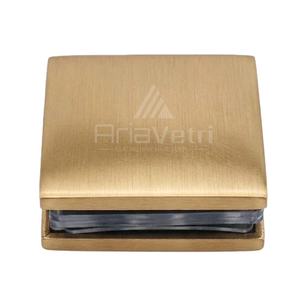 ASC1 Square Glass Clamp With 2 Mounting Screws