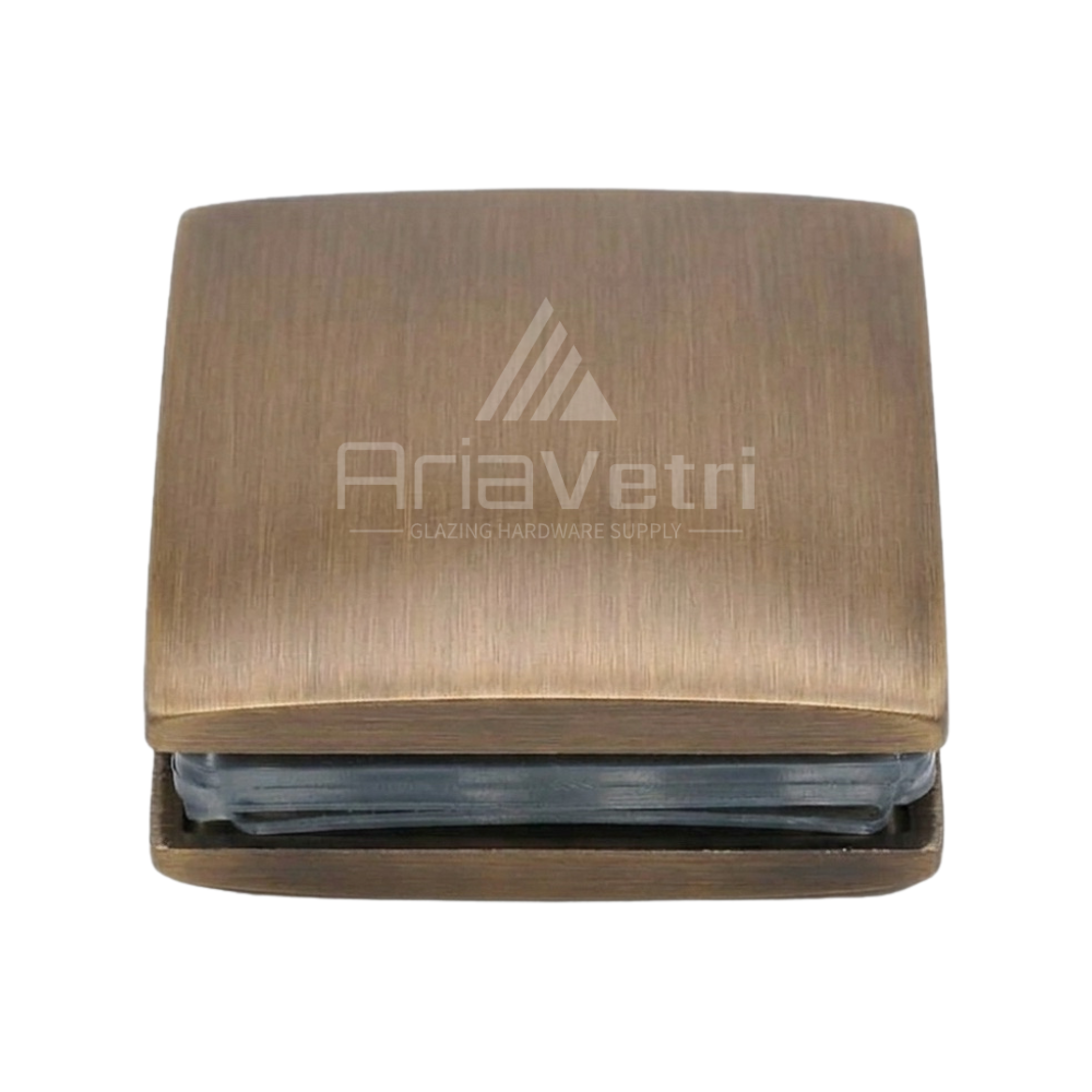 ASC1 Square Glass Clamp With 2 Mounting Screws