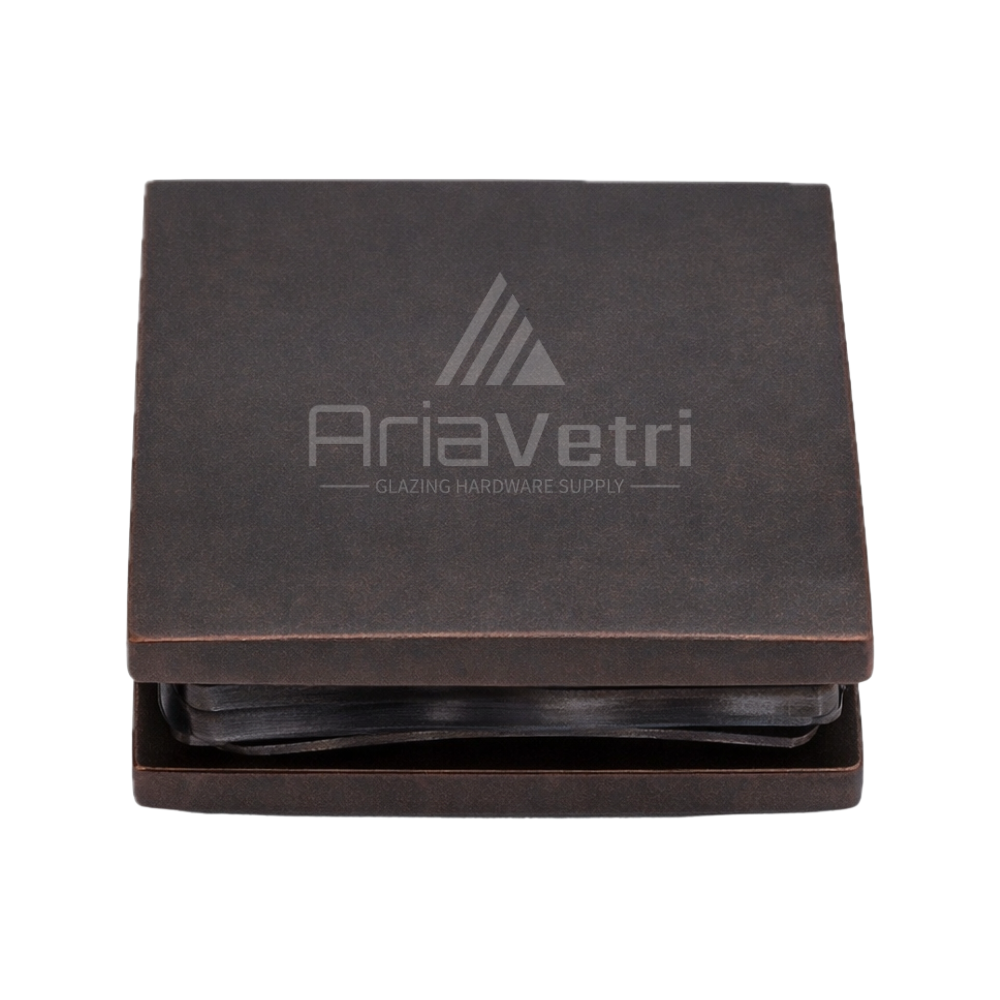 ASC1 Square Glass Clamp With 2 Mounting Screws