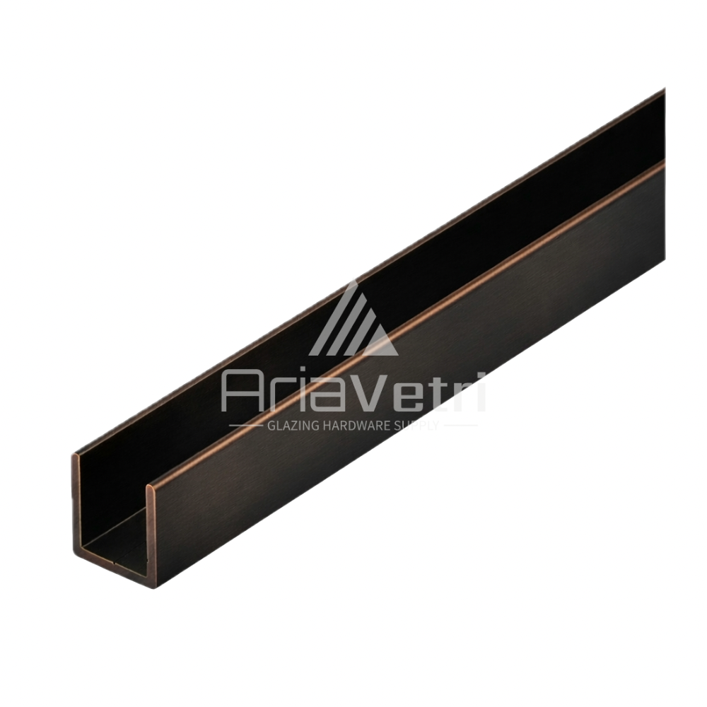ASU12 Aria 3/4" U-Channel 95" Long