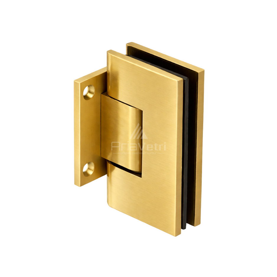 AV074 Heavy Duty Wall Mount Chatham Short Back Plate Square Hinge