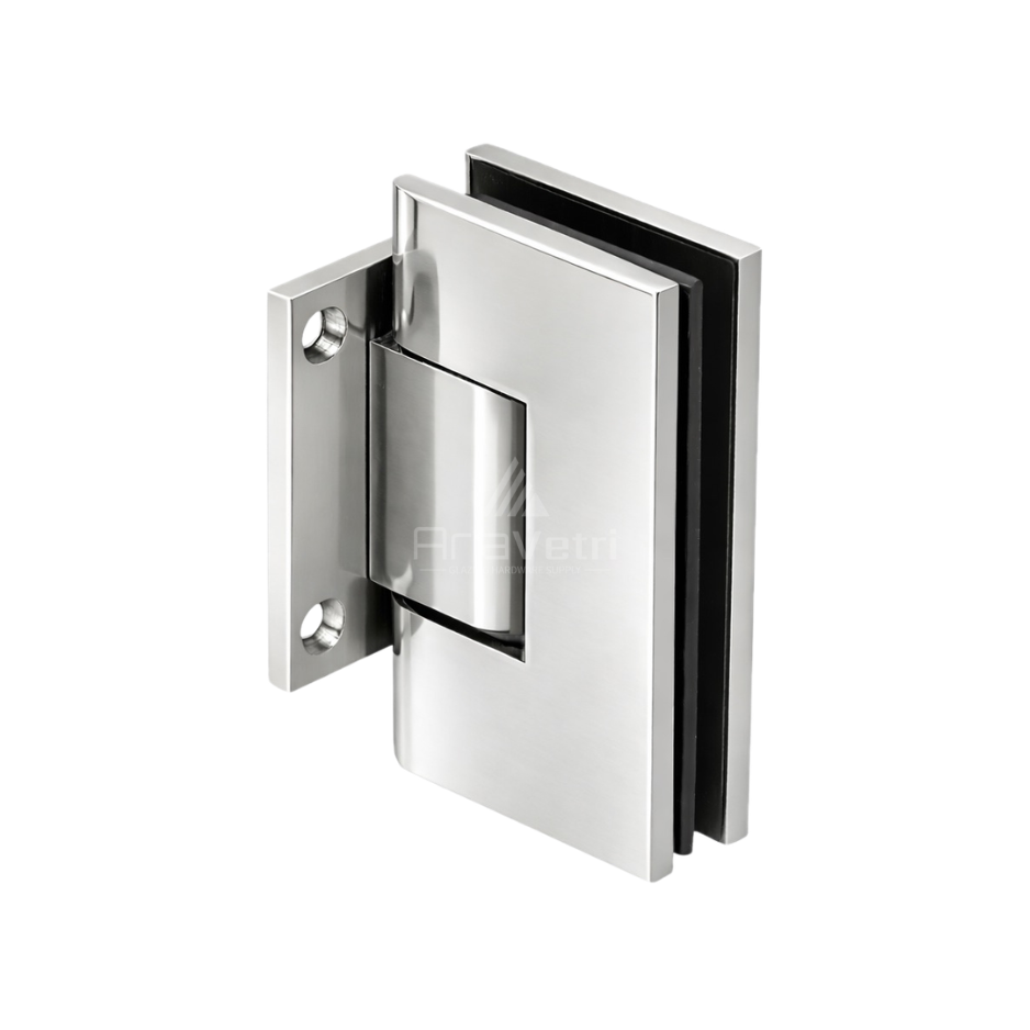 AV074 Heavy Duty Wall Mount Chatham Short Back Plate Square Hinge