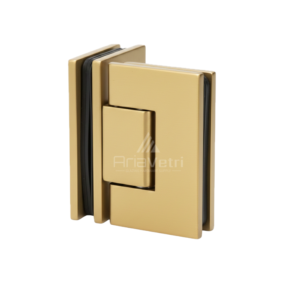 AV090 Heavy Duty Glass to Glass 90 Degree Chatham Square Hinge