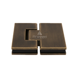 AV180 Heavy Duty Glass to Glass 180 Chatham Square Hinge
