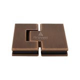 AV180 Heavy Duty Glass to Glass 180 Chatham Square Hinge