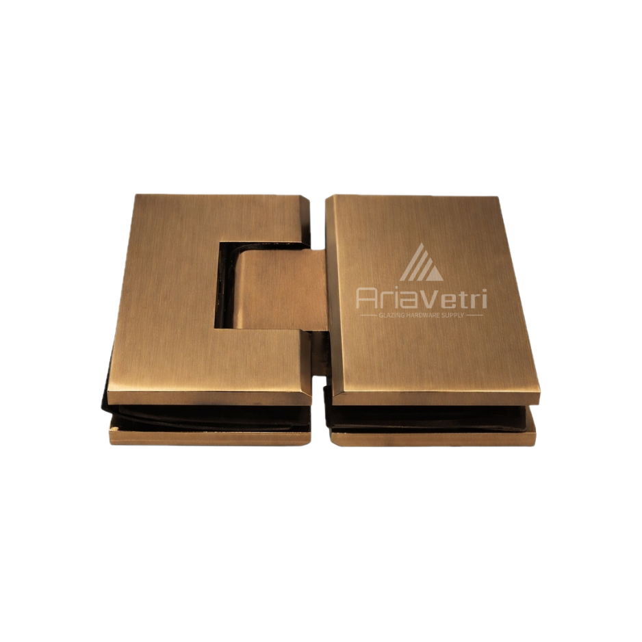 AV380 Heavy Duty Glass to Glass Adjustable 180 Chatham Square Hinge