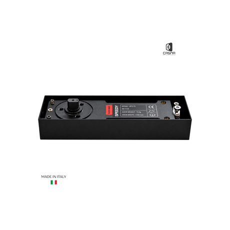 CAS3000R105HFS Red 105 Degree Hold Open Floor Closer with Fixed Spindle