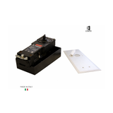 CAS3000R105HIS Red 105 Degree Hold Open Floor Closer with Interchangeable Spindle